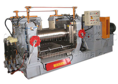 Máquina de borracha do moinho de mistura de 12 polegadas, controle de mistura do PLC do equipamento da borracha 5.5kw