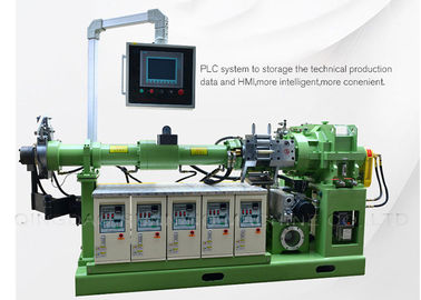 Máquina fria hidraulicamente operada da extrusora da alimentação, equipamento da extrusão do silicone
